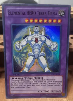 Elemental HERO Terra Firma [1st Edition] LCGX-EN075 ~YuGiOh Legendary Collection - Image 1