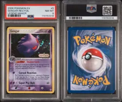 2006 POKEMON EX LEGEND MAKER #5 5/92 GENGAR REVERSE FOIL PSA 8 HOT - Image 3