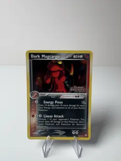 Pokemon Dark Magcargo 38/109 Team Rocket Returns Reverse Holo Uncommon 80 HP - Image 1