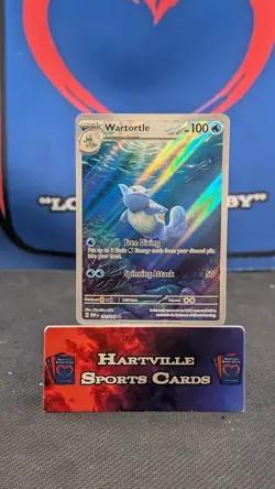 Wartortle 171/165 Holo Illustration Rare Scarlet & Violet 151 Pokemon Card - Image 1