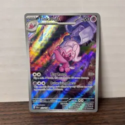 Pokemon Tinkatuff Illustration Rare Holo SV02 Paldea Evolved 217/193 90 HP - Image 1