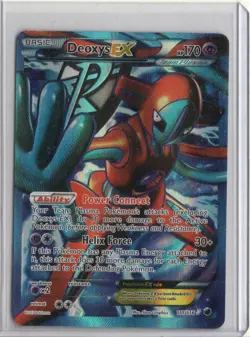 2013 Pokemon Plasma Freeze DEOXYS EX 111/116 Full Art Ultra Rare Team Plasma MP - Image 1