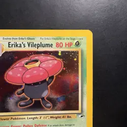 Pokemon Vintage Holo Erika's Vileplume 005/132 Gym Heroes Wotc 2000 - Image 3
