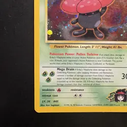Pokemon Vintage Holo Erika's Vileplume 005/132 Gym Heroes Wotc 2000 - Image 5