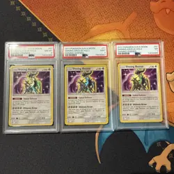 3x Pokemon Shining Arceus 57/73 Shining Legends Holo PSA 9, 8, 7 - Image 2