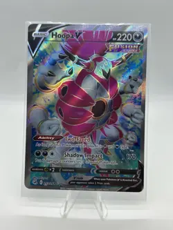 Hoopa V 253/264 Pokemon Fusion Strike Holo Full Art Ultra Rare TCG 2021 - Image 1