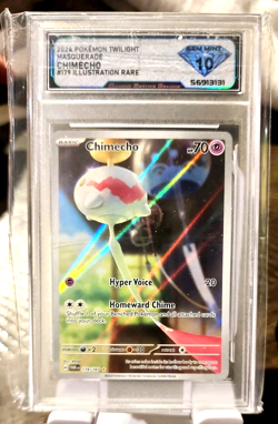 Pokemon Chimecho (2024) Twilight Masquerade 179/167 DSG Gem Mint 10 - Image 1