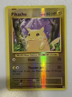 Pokemon TCG XY Evolutions Pikachu 35/108 Reverse Holo NM - Image 1