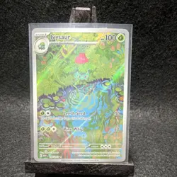 Pokemon Ivysaur Scarlet & Violet 151 167/165 Illustration Rare Holo 100 HP - Image 1