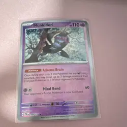 Pokemon Munkidori Reverse Holo Masterball Print Prismatic Evolutions 044/131 - Image 1
