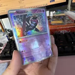 Pokemon Munkidori Reverse Holo Masterball Print Prismatic Evolutions 044/131 - Image 4