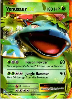 Venusaur EX Ultra Rare XY - Evolutions 1/108 NM Pokemon - Image 1