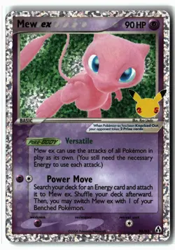 Mew ex ⭐ 88/92 Holo Celebrations: Classic Collection Pokemon NM - Image 1
