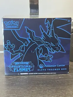 Pokemon TCG Mega Evolution Phantasmal Flames Pokemon Center Elite Trainer Box - Image 1