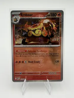 Emboar 013/086 Master Ball Reverse Holo - White Flare Pokemon TCG - Image 1