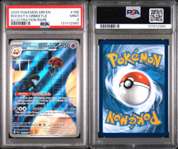 2025 POKEMON ILLUSTRATION RARE DESTINED RIVALS #198 TEAM ROCKET'S ORBEETLE PSA 9 - Image 3