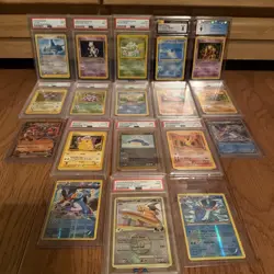 Pokemon Cards Lot Of 18 (14 Graded Cards) - Image 1