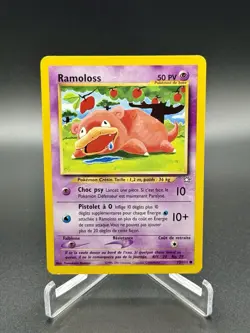 Pokemon TCG Slowpoke (Ramoloss) FRENCH WOTC Neo Genesis 73/111 Near Mint - Image 1