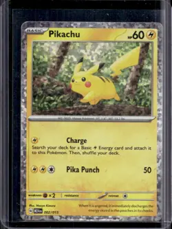 Pokemon McDonald's M24 EN Pikachu Promo #002/015 - Image 1