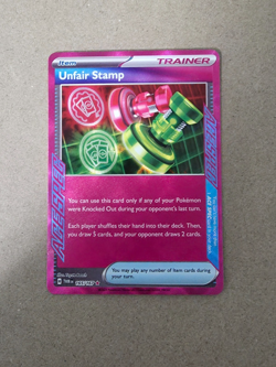 Unfair Stamp 165/167 Sv06: Twilight Masquerade Pokemon TCG - Image 1