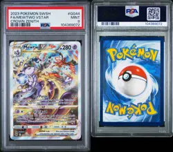 PSA 9 Mewtwo VSTAR Galarian Gallery GG44/GG70 Crown Zenith Pokemon English Mint - Image 3
