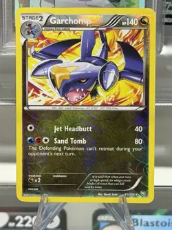 Garchomp - Dragons Exalted - 90/124 - Reverse Holo Rare- Pokemon TCG - LP - Image 1