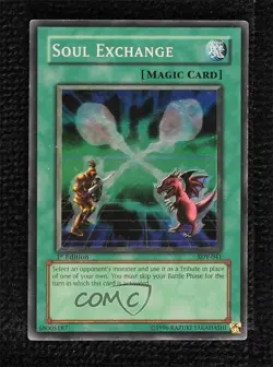 Soul Exchange 1st Ed. YuGiOh Starter Deck Yugi #SDY-041 2002 - Image 1