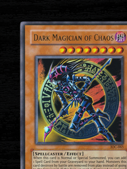 thly0001 Yu-Gi-Oh Dark Magician of Chaos IOC-065 Unlimited Ultra Rare EU 2010 - Image 4