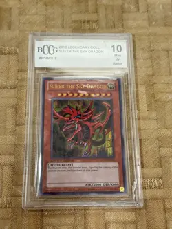 Slifer the Sky Dragon LC01-EN002 Graded Limited Edition Ultra Rare BCCG 10 - Image 1