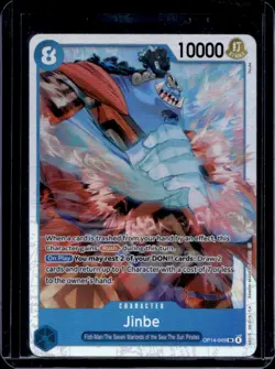 2026 One Piece Azure Sea's Seven Jinbe Super Rare #OP14-049 - Image 1
