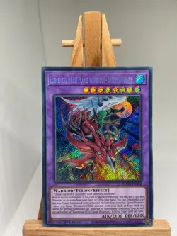 Elemental HERO Flame Wingman Infernal Rage Secret Rare 1st BLMR-EN012 NM YuGiOh - Image 1