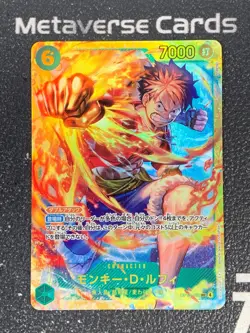 One Piece Card Game Japanese Carrying On His Will Monkey D. Luffy OP13-118sec - Image 1