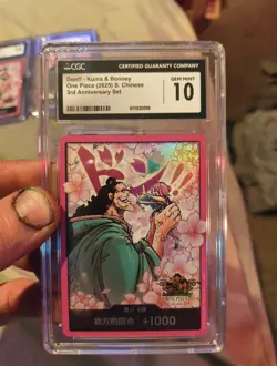 2025 One Piece S.Chinese 3rd Anniversey Set Don!! Kuma & Bonney CGC10 #2 FCJS - Image 1