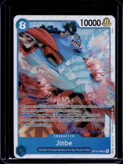 2026 One Piece Azure Sea's Seven Jinbe Super Rare #OP14-049 - Image 1