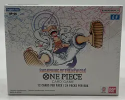 Auction #7 One Piece English OP05 Awakening in the New Era Box Sealed - Image 1