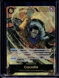 2026 One Piece Azure Sea's Seven Crocodile Secret Rare Alternate Art #OP14-120 - Image 1