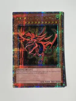 YuGiOh EGYPTIAN GODS CARDS OBELISK SLIFER RA LC01 Quarter Century Secret Rare - Image 4