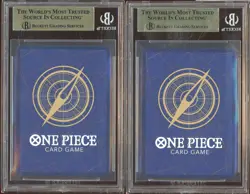 Lot of (2) 2025 One Piece Promos 20th Anniversary ST21014 Monkey D Luffy BGS 9.5 - Image 2