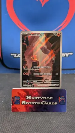 Charmander 168/165 Holo Illustration Rare Scarlet & Violet 151 Pokemon Card - Image 1