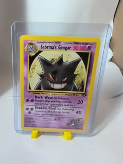 Pokemon Gengar Gym Challenge Non-Holo Rare Card Sabrina's Gengar (29/132) TCG - Image 1