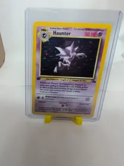 Pokemon TCG Haunter 1st Edition Holo Card Fossil, 6/62, Holographic Rare - Image 2