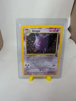 Pokemon TCG Gengar Fossil Holo Card 5/62 Unlimited Rare - Image 1