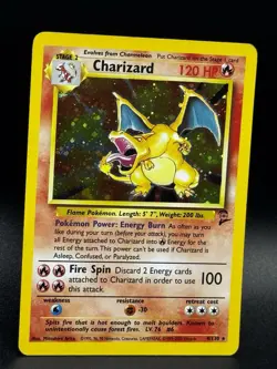 Charizard Base Set 2 Holo Rare 4/130 Pokemon TCG English Card - Image 3