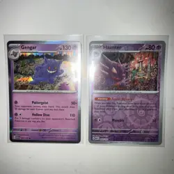 Pokemon Gengar & Haunter Scarlet & Violet 151 Holo Cards Lot Mint Condition! - Image 1