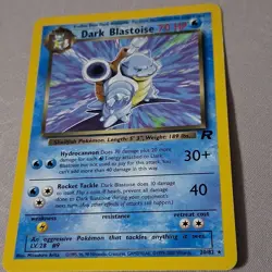Pokemon Dark Blastoise 20/82 Team Rocket Rare Stage 1 70 HP 2000 English Card - Image 1