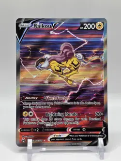Pokemon Trading Card Game TCG Raikou V GG41/GG70 Crown Zenith Galarian Gallery - Image 1