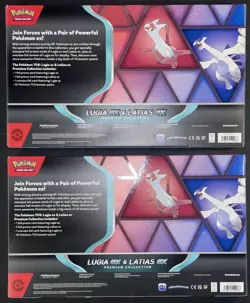 Lot of 2 Pokemon Trading Card Game Lugia ex & Latias ex Premium Collection TCG - Image 2