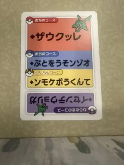 Pokemon Taruka Rayquaza Reading Card Promo Playing Card Japan Original NM - Image 1