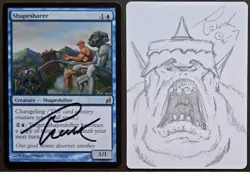SKETCHED MtG Magic A Pollack _ Lorwyn _ Artist Proof _ SHAPESHARER _ VHTF 1/50! - Image 1