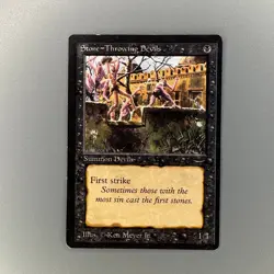 1993 Magic: The Gathering Arabian Nights Stone - Throwing Devils HP/MP - Image 1